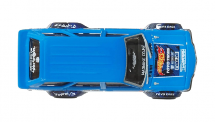 Машинка Premium Hot Wheels Mazda RX-3 II Ronin Run 1:64 JBK50 Blue - Retromagaz, image 4