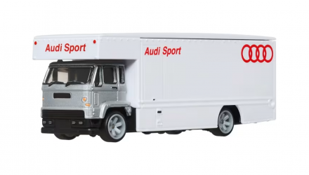 Машинка Premium 2шт Hot Wheels Audi S4 quattro и Транспортер Fleet Flyer Team Transport 1:64 JBM30 Silver - Retromagaz, image 4