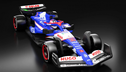 Машинка Premium Hot Wheels Visa Cash App RB Formula One Team (#30) Formula One 1:64 JBM24 Blue - Retromagaz, image 1