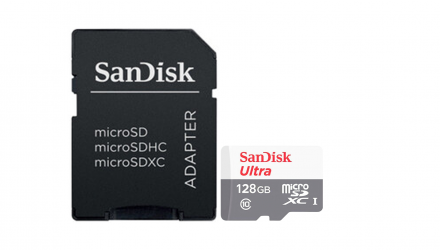 Карта Памяти SanDisk Ultra UHS-1 microSDXC + SD ADAPTER 128GB - Retromagaz, image 2