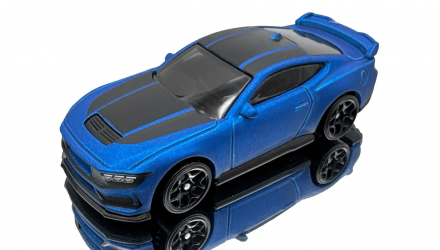 Машинка Базова Hot Wheels Ford Mustang Dark Horse Then and Now 1:64 HRY93 Blue - Retromagaz, image 1