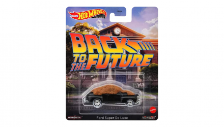 Машинка Premium Hot Wheels Back to the Future Ford Super De Luxe Rep. Entertainment 1:64 HKC25 Black - Retromagaz, image 1