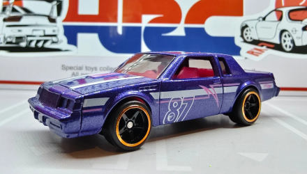 Машинка Базовая Hot Wheels '87 Buick Regal GNX Treasure Hunts Nightspeed 1:64 JJM00 Blue - Retromagaz, image 1