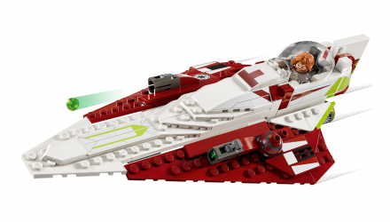 Набір Набір Lego Star Wars Obi-Wan Kenobi’s Jedi Starfighter 75333 Новий + Машинка Базова Hot Wheels X-34 Landspeeder Red - Retromagaz, image 3