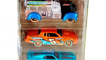 Машинка Базова Hot Wheels Camaro Z / Fast Gassin / Buick Grand / Ford Mustang Mach 1 / Maximum Leeway Circle Track HLY65 Grey 5шт Новий - Retromagaz, image 3