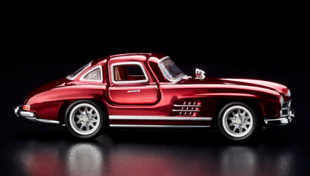 Машинка Premium Hot Wheels '55 Mercedes-Benz 300 SL Red Line Club RLC 1:64 HNL27 Dark Red - Retromagaz, image 4