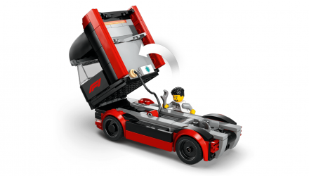 Конструктор Lego Грузовик F1 с Автомобилями RB20 и AMR24 City 60445 Новый - Retromagaz, image 5