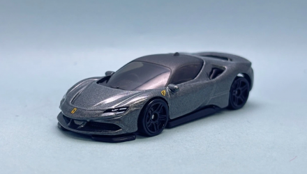Машинка Базовая Hot Wheels Ferrari SF90 Stradale Factory Fresh 1:64 HYY08 Grey - Retromagaz, image 2