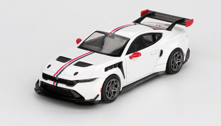 Машинка Premium MINI GT Ford Mustang GTD Spirit of America 1:64 MGT01097-CH White - Retromagaz, image 2