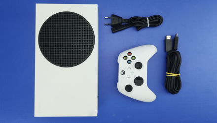 Набор Консоль Microsoft Xbox Series S 512GB White Б/У  + Геймпад Беспроводной Robot + Аккумулятор Play and Charge Kit + Кабель USB Type-C Black Новый - Retromagaz, image 1