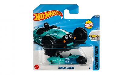 Машинка Базова Hot Wheels Morgan Super 3 Factory Fresh 1:64 HYW13 Green - Retromagaz, image 1