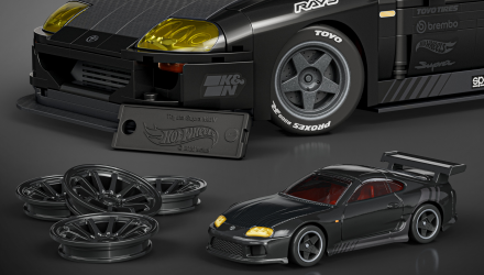 Конструктор Hot Wheels Mattel Brick Shop Hot Wheels ‘Toyota Supra '94 MKIV 824 Деталей JKG40 Black - Retromagaz, image 4