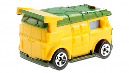 Машинка Базова Hot Wheels Teenage Mutant Ninja Turtles Party Wagon Screen Time 1:64 GRX96 Yellow - Retromagaz, image 3