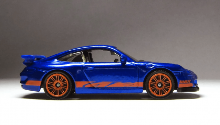 Тематическая Машинка Matchbox Porsche 911 GT3 Germany 1:64 HVV05/HVV35 Blue - Retromagaz, image 3