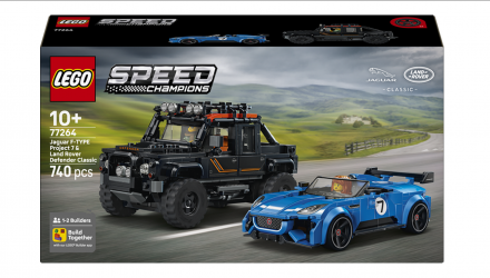 Конструктор Lego Jaguar Project 7 та Land Rover Defender Speed Champions 77264 Новий - Retromagaz, image 1