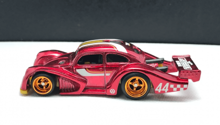 Машинка Базовая Hot Wheels Volkswagen Käfer Racer Super Treasure Hunt STH Contoured 1:64 HCY09 Red - Retromagaz, image 3