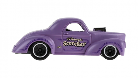 Машинка Базовая Hot Wheels Custom '41 Willys Coupe Rod Squad 1:64 JJK01 Purple - Retromagaz, image 3