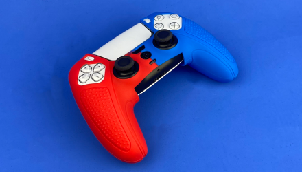 Чехол Силиконовый RMC PlayStation 5 Red Blue Новый - Retromagaz, image 1