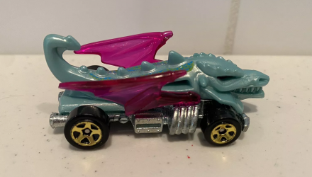 Машинка Базова Hot Wheels Dragon Blaster Let's Race 1:64 HTC10 Blue - Retromagaz, image 3