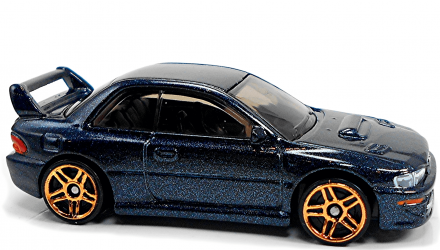 Машинка Базовая Hot Wheels '98 Subaru Impreza 22B STi-Version J-Imports 1:64 GTB01 Dark Blue - Retromagaz, image 2