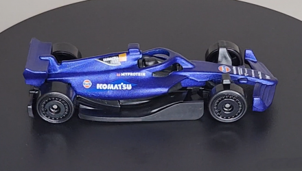Машинка Базова Hot Wheels Williams Racing Formula 1 Track Aces 1:64 JBC07 Blue - Retromagaz, image 3