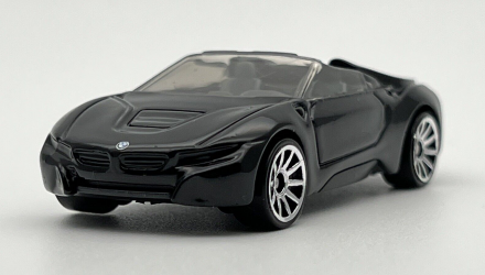 Машинка Базова Hot Wheels BMW i8 Roadster Roadsters 1:64 HKK13 Black - Retromagaz, image 2