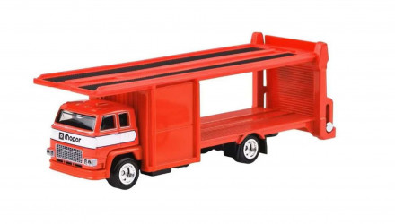 Машинка Premium 2шт Hot Wheels '73 Plymouth Duster та Second Story Lorry Team Transport 1:64 JBM38 Red - Retromagaz, image 3