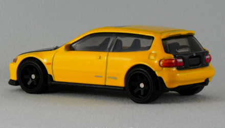 Машинка Premium Hot Wheels Honda Civic EG Fast & Furious 1:64 GJR67 Yellow - Retromagaz, image 3