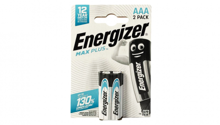 Батарейка 2шт Energizer AAA Max Plus Black - Retromagaz, image 1