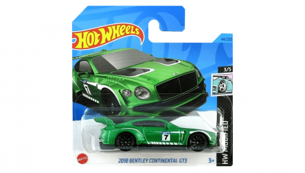 Машинка Базова Hot Wheels 2018 Bentley Continental GT3 Modified 1:64 HKH84 Green - Retromagaz, image 1