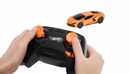 Машинка Радіокерована Hot Wheels Lamborghini Revuelto 1:64 HWW55 Orange - Retromagaz, image 3