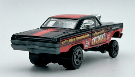 Машинка Базовая Hot Wheels '65 Mercury Comet Cyclone Gassers 1:64 HKH62 Black - Retromagaz, image 3