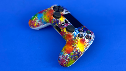 Чехол Силиконовый RMC PlayStation 4 Pop-Art Red Blue Новый - Retromagaz, image 3