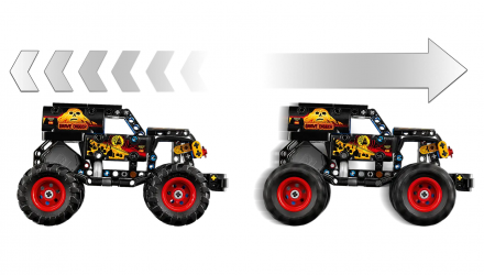 Конструктор Lego Monster Jam Grave Digger Вогонь і Лід Technic 42219 Новий - Retromagaz, image 5