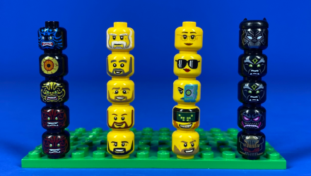 Голова Lego Разные Серии в Ассортименте 3626pbxxxx Б/У - Retromagaz, image 4