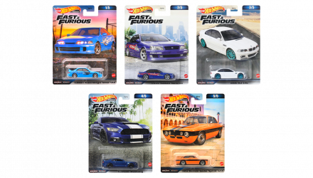 Набор Машинка Premium Hot Wheels Fast & Furious 2023-3 HNW46 5шт - Retromagaz, image 1