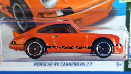 Машинка Базовая Hot Wheels '75 Porsche 911 Carrera RS 2.7 Retro Racers 1:64 HKJ82 Orange - Retromagaz, image 2