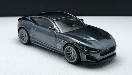 Машинка Базова Hot Wheels 2020 Jaguar F-Type Super Treasure Hunt STH Turbo 1:64 HCY17 Grey - Retromagaz, image 1