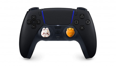 Накладки на Стики 4шт Geekshare Carrot Bunny PlayStation 5 4 3 2 1 Xbox Series One 360 Switch 2 White Orange - Retromagaz, image 1
