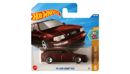 Машинка Базовая Hot Wheels '94 Audi Avant RS2 '70s vs. '90s 1:64 HYW82 Red - Retromagaz, image 1