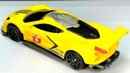 Машинка Базова Hot Wheels Corvette C8.R Race Day 1:64 GRX31 Yellow - Retromagaz, image 3