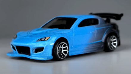 Тематическая Машинка Hot Wheels Mazda RX-8 Women of Fast & Furious 1:64 HNR88/HRW37 Black - Retromagaz, image 2