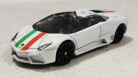 Машинка Базовая Hot Wheels Lamborghini Reventon Roadster Roadsters 1:64 FYF70 White - Retromagaz, image 2