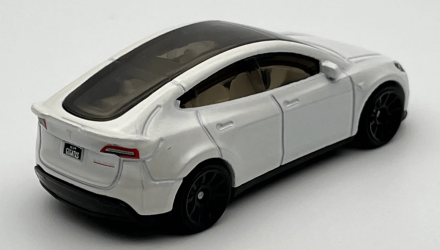 Машинка Базова Hot Wheels Tesla Model Y Green Speed 1:64 HKG28 White - Retromagaz, image 2