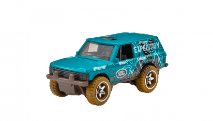 Машинка Базовая Hot Wheels Range Rover Classic Mud Studs 1:64 HCT76 Turquoise - Retromagaz, image 3