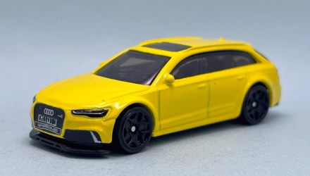 Машинка Базовая Hot Wheels '17 Audi RS 6 Avant Factory Fresh 1:64 JJJ33 Yellow - Retromagaz, image 3
