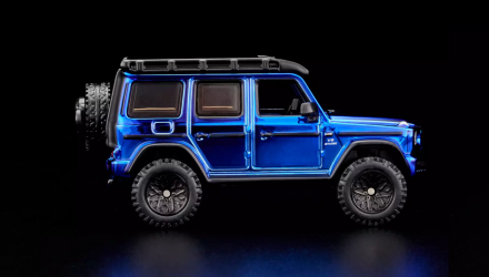 Машинка Premium Hot Wheels Mercedes-AMG G 63 4×4 Red Line Club RLC 1:64 HMY21 Blue - Retromagaz, image 3