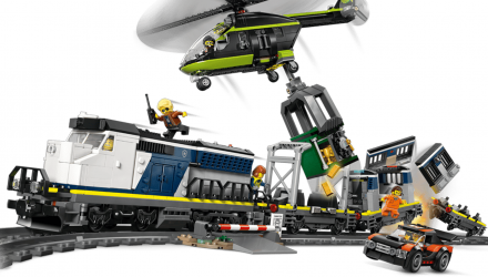 Конструктор Lego Пограбування Поліцейського Поїзда City 60508 Новий - Retromagaz, image 3