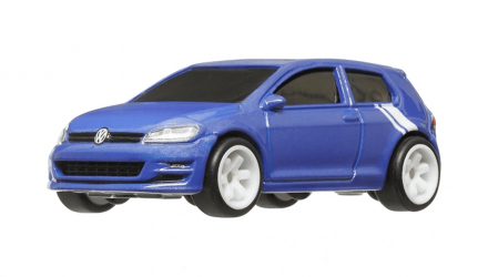 Машинка Premium Hot Wheels Volkswagen Golf Mk7 World Tour 1:64 HRV79 Blue - Retromagaz, image 1