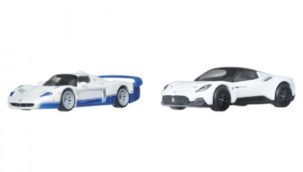 Машинка Premium 2шт Hot Wheels Maserati MC12 / Maserati MC20 2-Packs 1:64 JHW55 White - Retromagaz, image 1